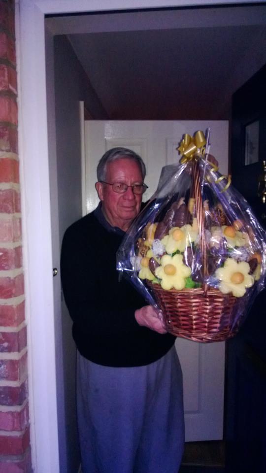 Father’s Day Chocolate Fruit Bouquet delivered To Granddaddy.