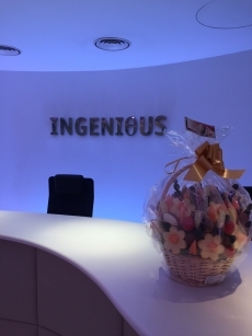 Delicious Edible Arrangements made by Fruity Gift, delivered to Ingenious London.