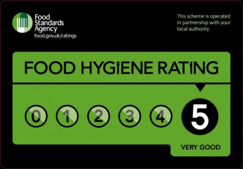 Food hygiene rating Fruitygift - 5 stars
