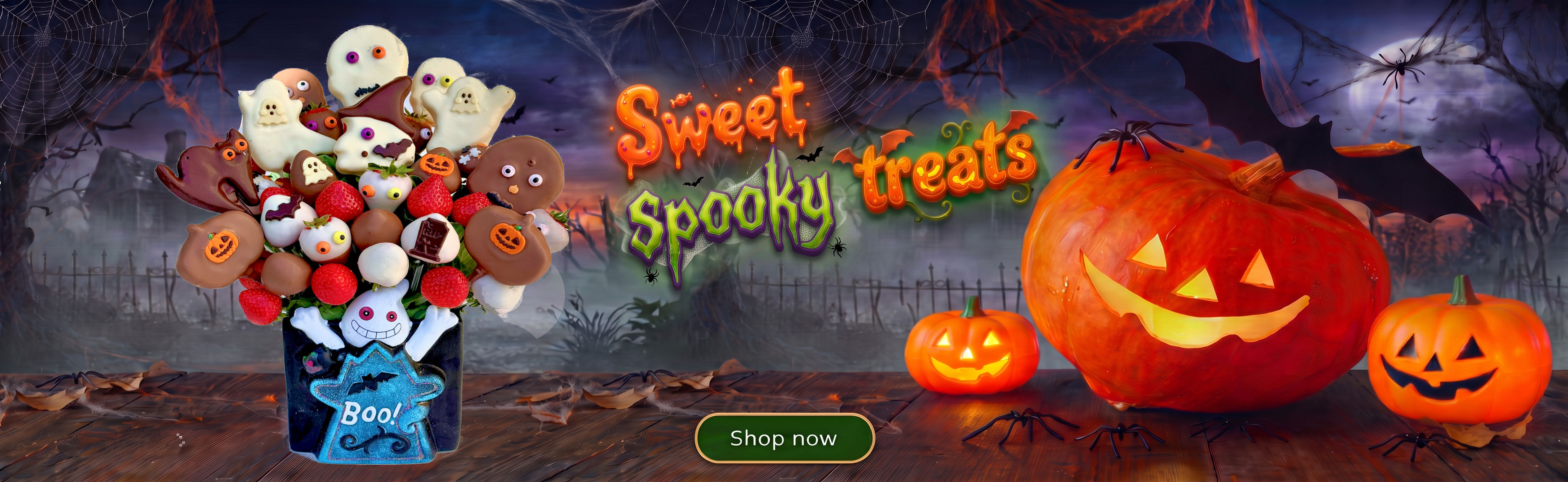 Halloween Edible Arrangements by Fruity Gift 